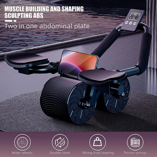 Abdominal Wheel Core Muscle Ab Trainer with Counter Display